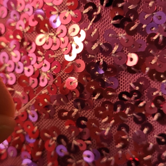 Pink Sequin Dress - Picture 3 of 5